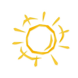 Sun Shine Minimalist Mug | Simple Sun Art Mugg