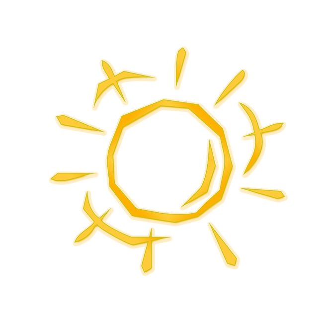 Sun Shine Minimalist Mug | Simple Sun Art Mugg (Skapare uppladdad)