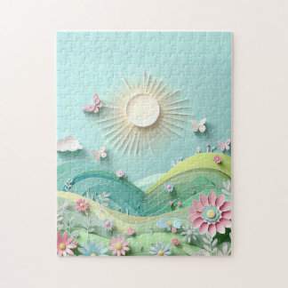 Sun Shining Over The Valley Pussel