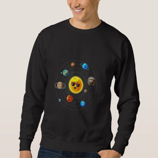 Sun Sign Astrology Funny Astrology Shirt Funny Ast Lång Ärmad Tröja (Framsida)