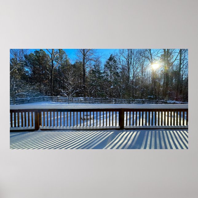 Sun, Snow & Shadows,  Poster (Framsidan)