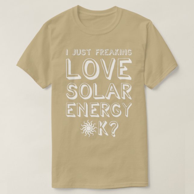 Sun Solar T Shirt (Design framsida)