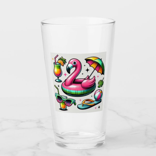 Sun Splash Sommar Pool Party  Glaskopp (Framsida)