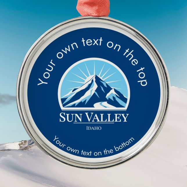 Sun Valley Idaho medalj Ornament (Skapare uppladdad)