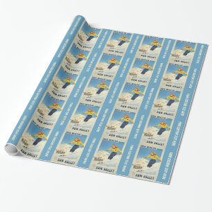 Sun Valley Idaho vintage resor som slår in papper Presentpapper