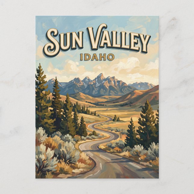 Sun Valley, Idaho Vykort (Framsida)