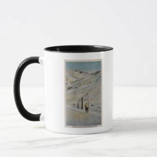 Sun Valley IDMountain plats, skidliftar in Mugg