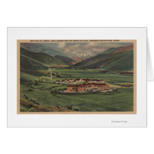 Sun Valley IDView av den Sun Valley logen Hälsningskort