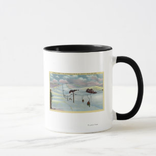 Sun Valley legitimation - Sawtooth Mnts. Att rida Mugg