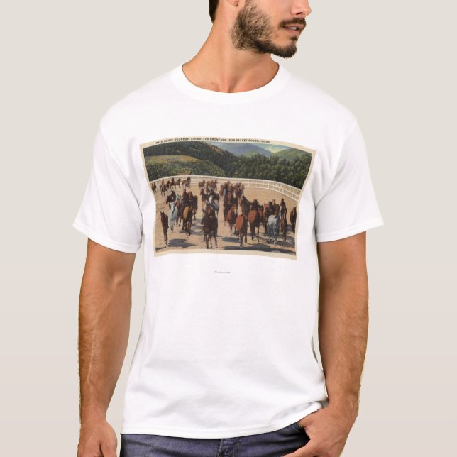 Sun Valley legitimation - vildhästRoundup Tee Shirt (Framsida)