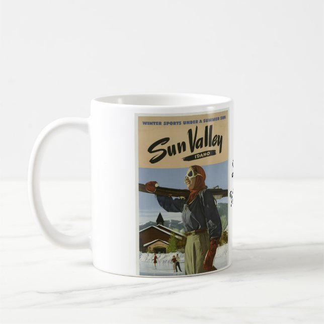 Sun Valley skidar Kaffemugg (Vänster)