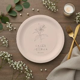 Sun-Washed Garden Motif Wedding Blush ID1283