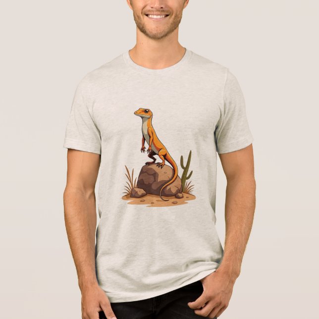 Sunbad Lizard Vibes T Shirt (Framsida)