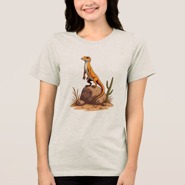 Sunbad Lizard Vibes T Shirt (Framsida)