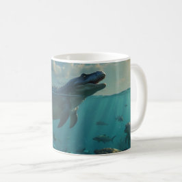 Sunbad Mosasaur (Dinosaur Art) Mugg