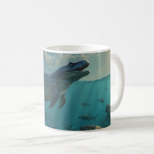 Sunbad Mosasaur (Dinosaur Art) Mugg