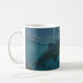 Sunbad Mosasaur (Dinosaur Art) Mugg