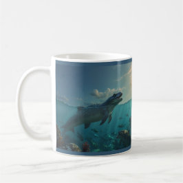 Sunbad Mosasaurs (Dinosaur Art) Mugg
