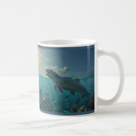 Sunbad Mosasaurs (Dinosaur Art) Mugg