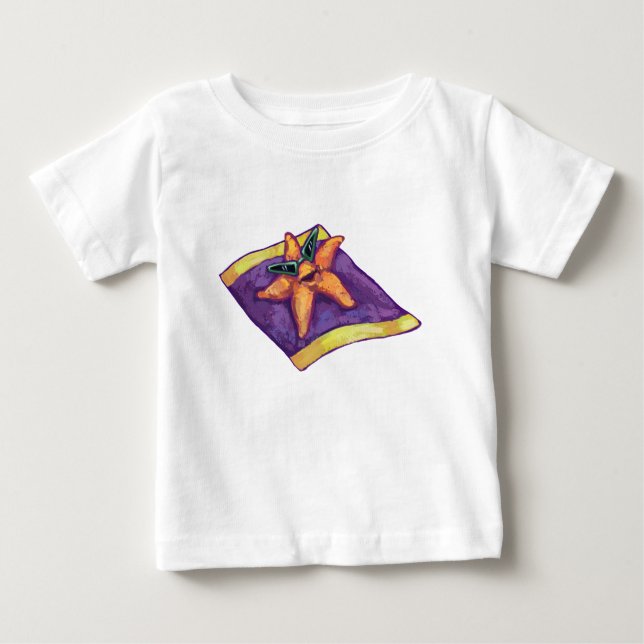Sunbad Starfish Tee Shirt (Framsida)