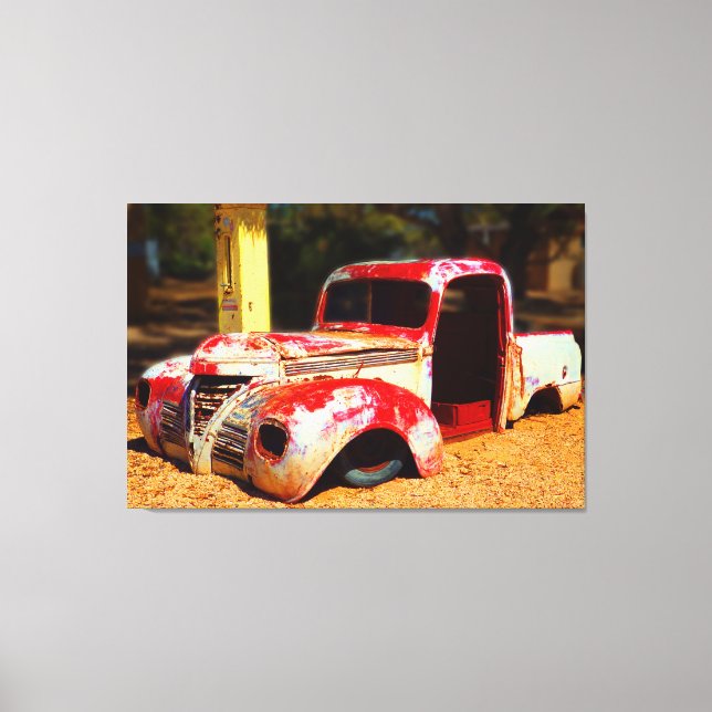 SUNBAKED PICKUP 32 x 48 Canvastryck (Framsida)