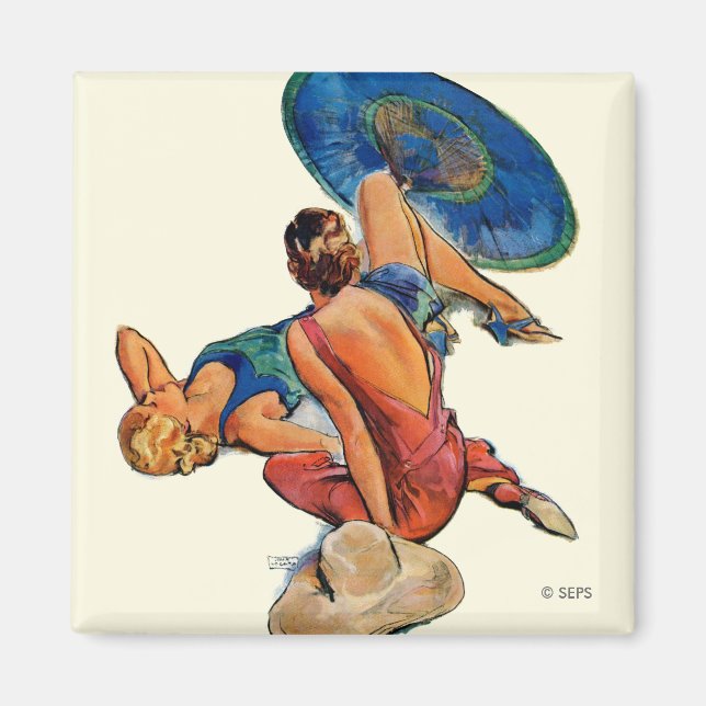 Sunbathers Magnet (Framsidan)