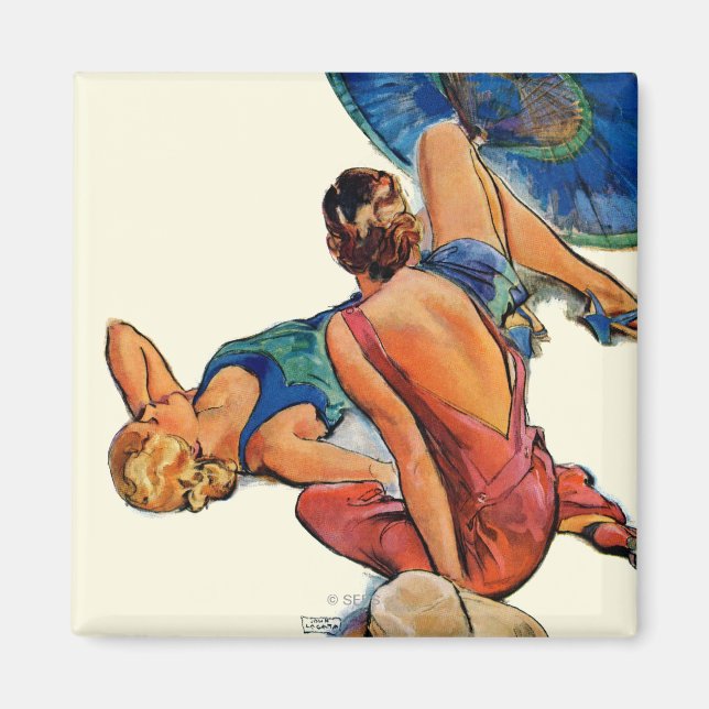 Sunbathers Magnet (Framsidan)