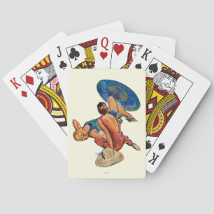 Sunbathers Spel Kort