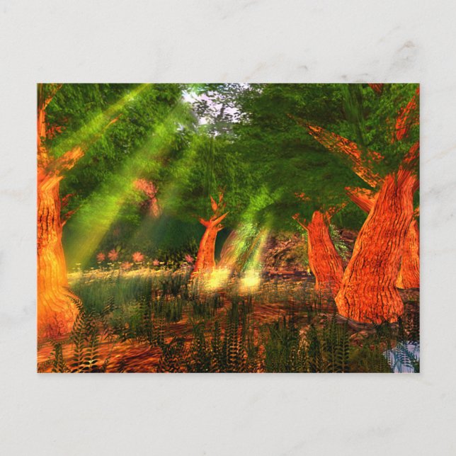 Sunbeams of Harmony Poetry Postcard Vykort (Framsida)