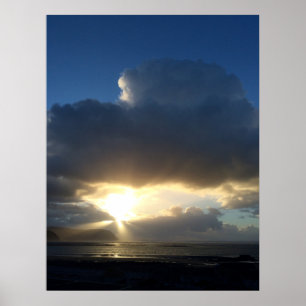Sunbeams over Conwy poster