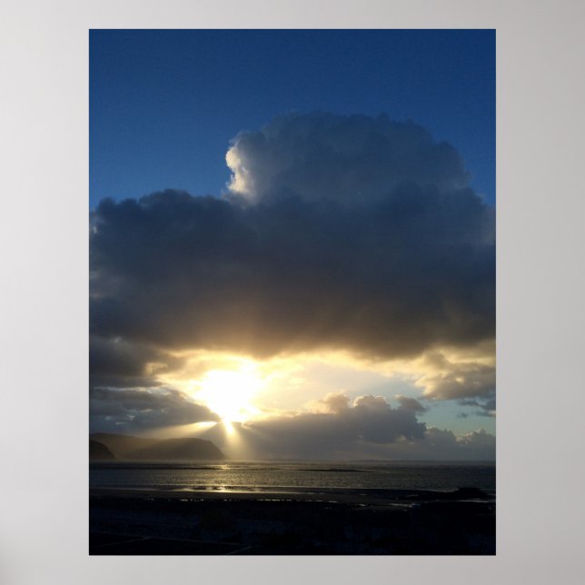 Sunbeams over Conwy poster (Framsidan)