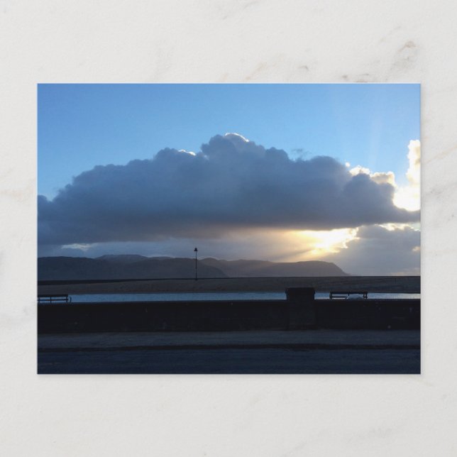 Sunbeams over Conwy-vykort Vykort (Framsida)