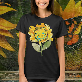 Sunblomma Mamma om Birthday Girl Black T Shirt
