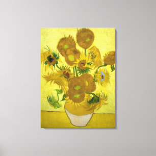 Sunblommor av Vincent Van Gogh Canvastryck