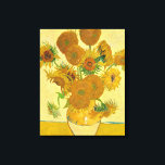 Sunblommor av Vincent Van Gogh Canvastryck<br><div class="desc">Sunblommor av Vincent Van Gogh</div>