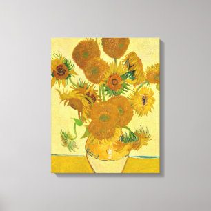 Sunblommor av Vincent Van Gogh Canvastryck