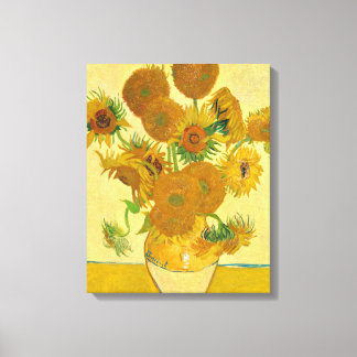 Sunblommor av Vincent Van Gogh Canvastryck