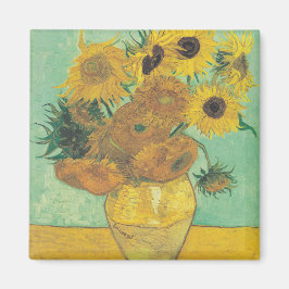 Sunblommor av Vincent Van Gogh Magnet