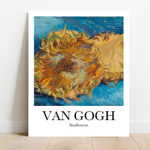 Sunblommor av Vincent Van Gogh Poster