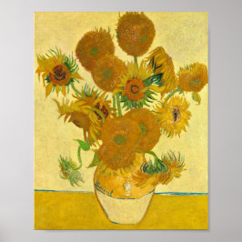 Sunblommor av Vincent Van Gogh Poster