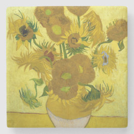 Sunblommor av Vincent Van Gogh Stenunderlägg
