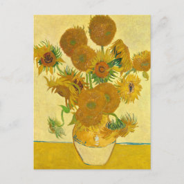 Sunblommor av Vincent Van Gogh Vykort