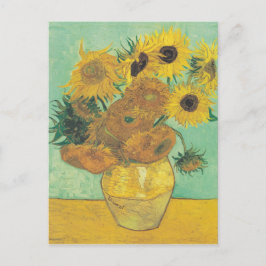 Sunblommor av Vincent Van Gogh Vykort