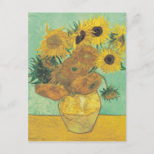 Sunblommor av Vincent Van Gogh Vykort
