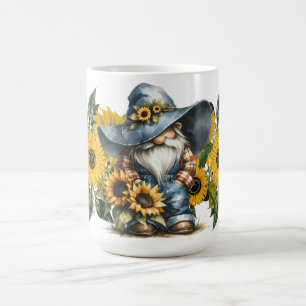 Sunblommor Gnome Kaffemugg