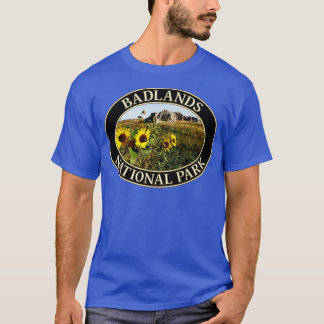 Sunblommor i Badlands nationalpark i South Dako T Shirt