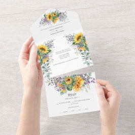 Sunblommor Lavender Eucalyptus |