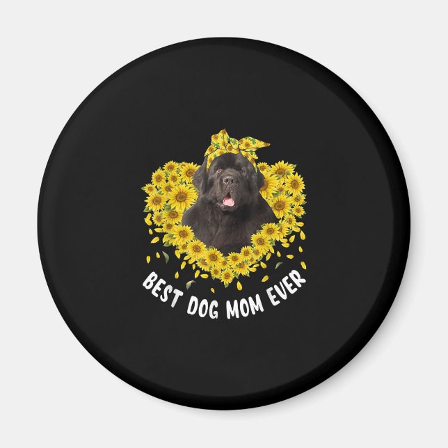 Sunblommor Mors Day Mamma Kärlek Magnet (Framsidan)