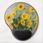 Sunblommornas Bouquet av Monet Impressionist Gel Musmatta<br><div class="desc">Klassiska mästerverk - Monets Impressionist Painting Series - Bouquet of Sunblommor</div>