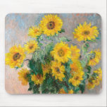 Sunblommornas Bouquet av Monet Impressionist Musmatta<br><div class="desc">Klassiska mästerverk - Monets Impressionist Painting Series - Bouquet of Sunblommor</div>